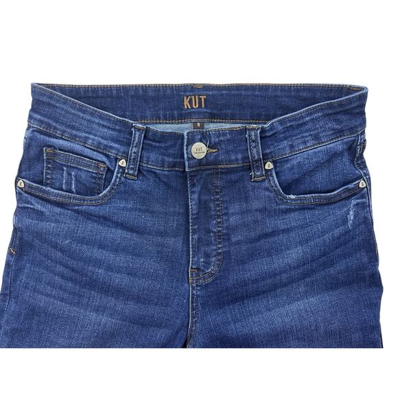 Kut From The Kloth Fab Ab Baby Bootcut Jeans Dark Wash High Rise 30X32.5 - Picture 5 of 13